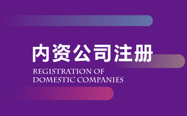 內資公司注冊代辦